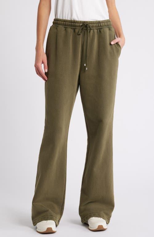 FRAME Drawstring Flare Sweatpants In Surplus Product Image