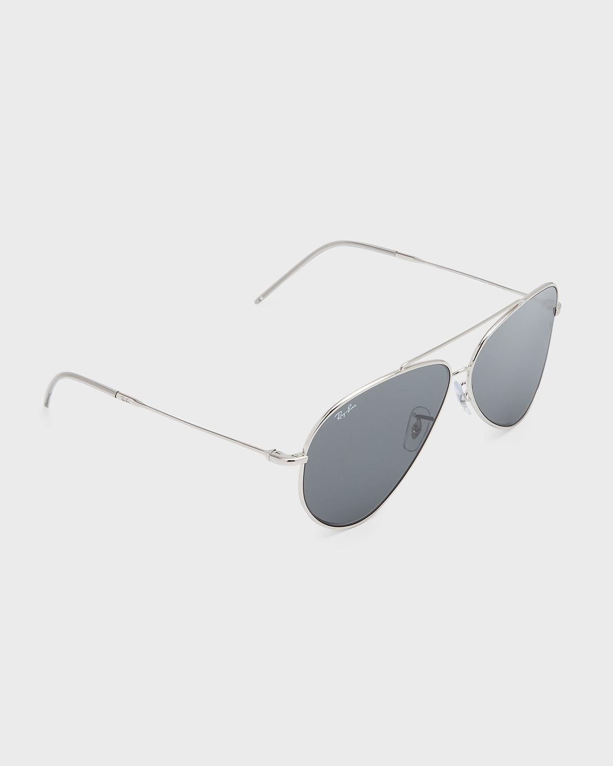 Ray-Ban Aviator Reverse Sunglasses Frame Grey Lenses Product Image