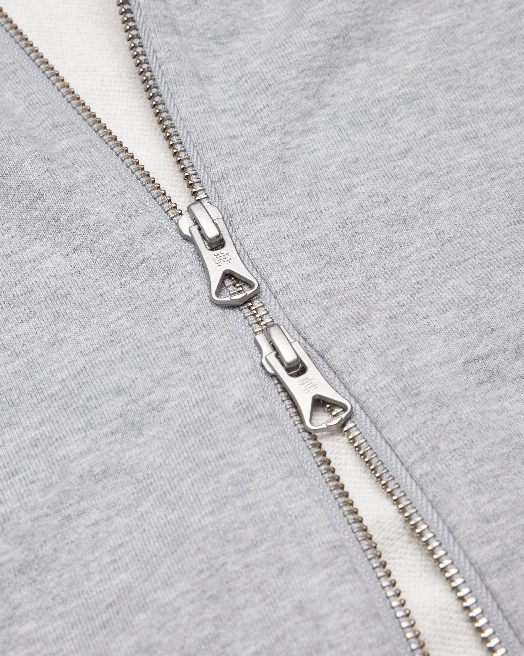 Midweight Terry Standard Zip Hoodie Male Product Image