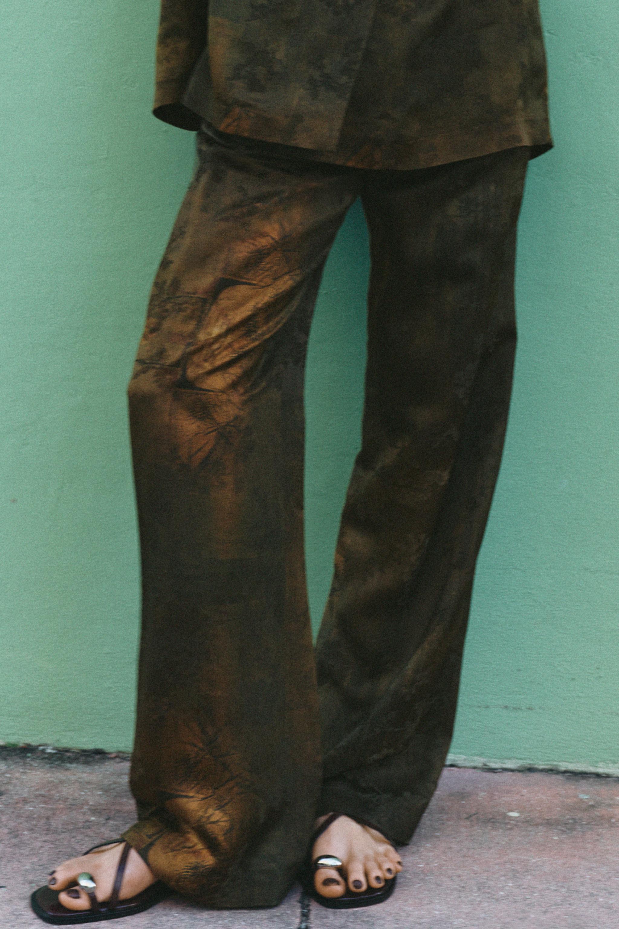 JACQUARD PANTS ZW COLLECTION Product Image