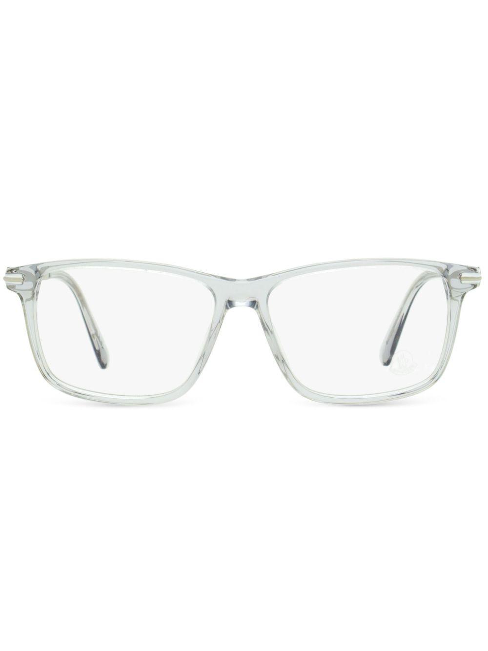 MONCLER Ml5205 Rectangle-frame Glasses In Grau Product Image