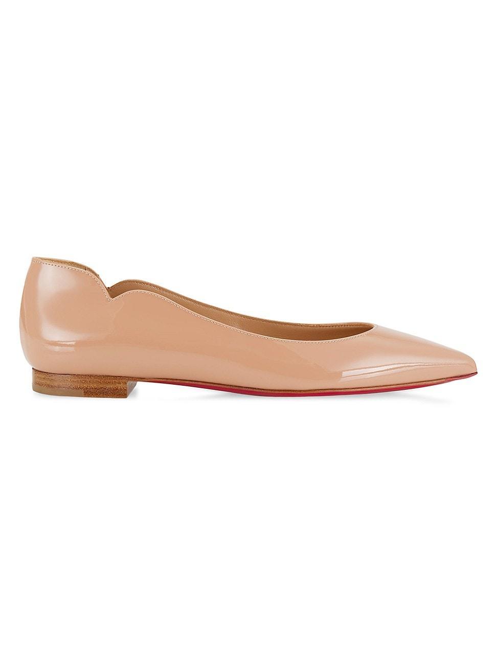 Hot Chickita Patent Red Sole Ballerina Flats Product Image