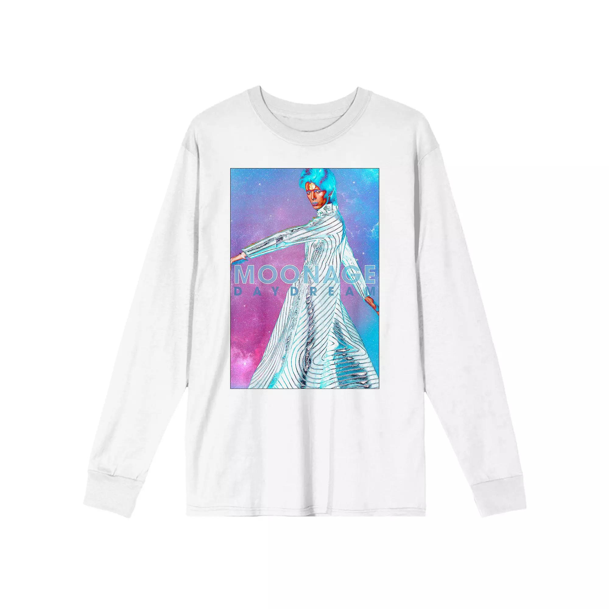 Men's David Bowie Moonage Daydream Colored Smoke Graphic Tee,  Product Image