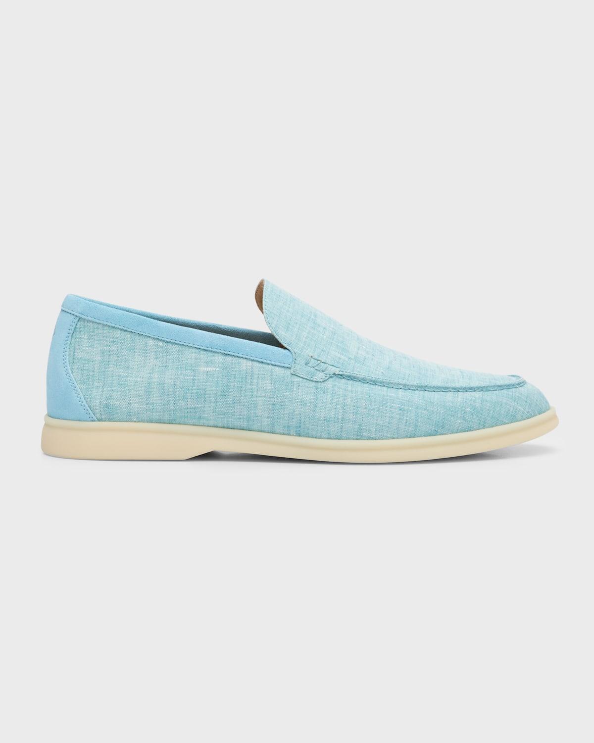 Mens Hamptons Suede Buckle Loafers Product Image