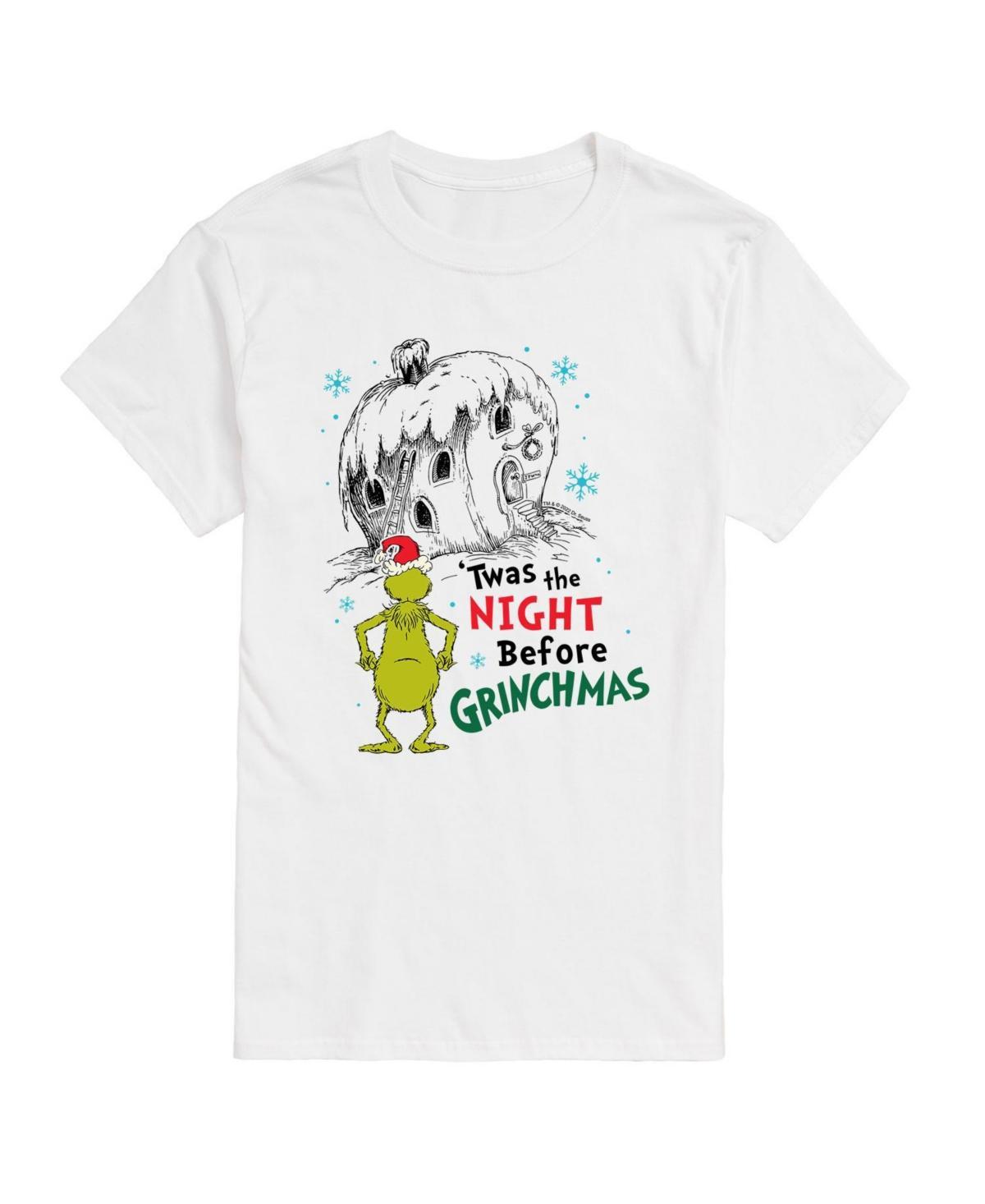 Big & Tall Night Before Grichmas Tee, Men's, Size: 6XB, White Product Image