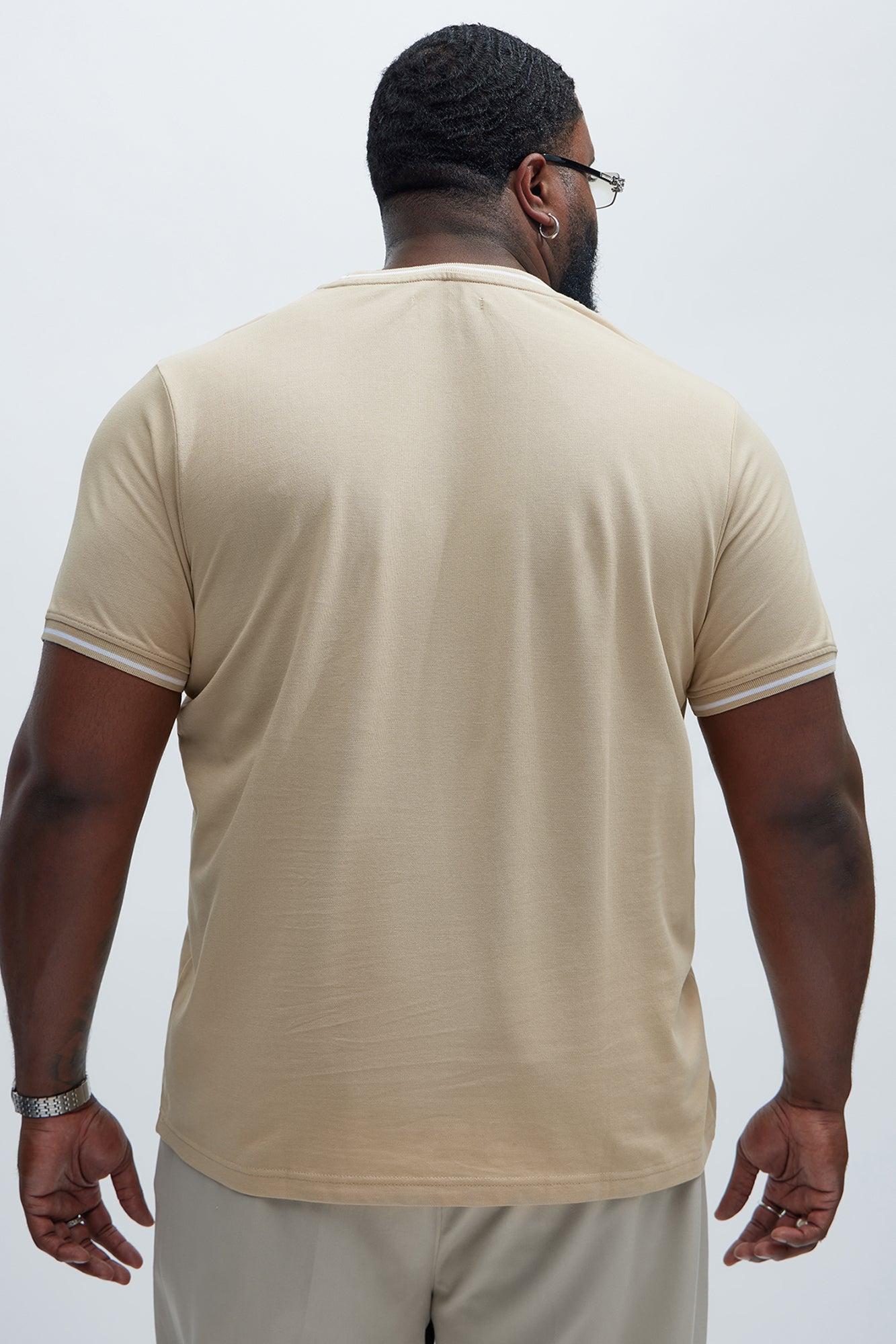 Jaxon Short Sleeve Tee - Tan Product Image