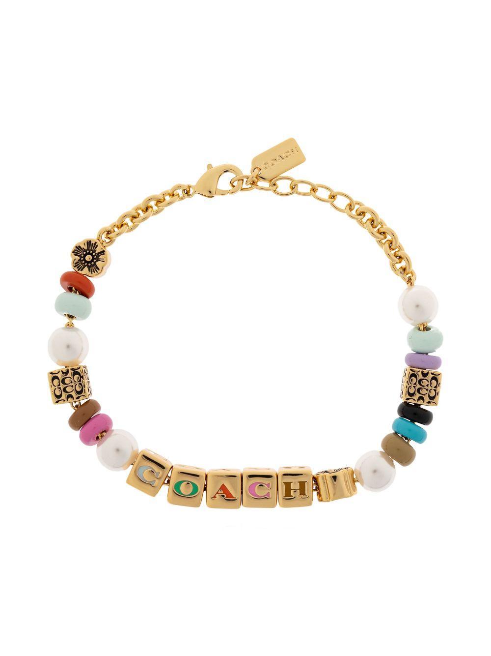 letter-charm bracelet Product Image