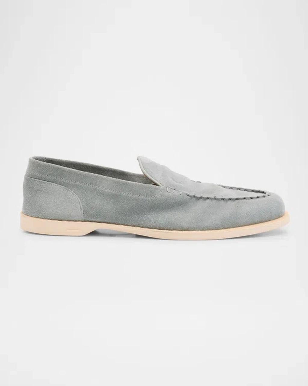 Men's Pace Suede Penny Loafers Product Image