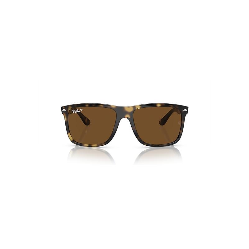 Ray-Ban Boyfriend Sunglasses Frame Brown Lenses Polarized Product Image