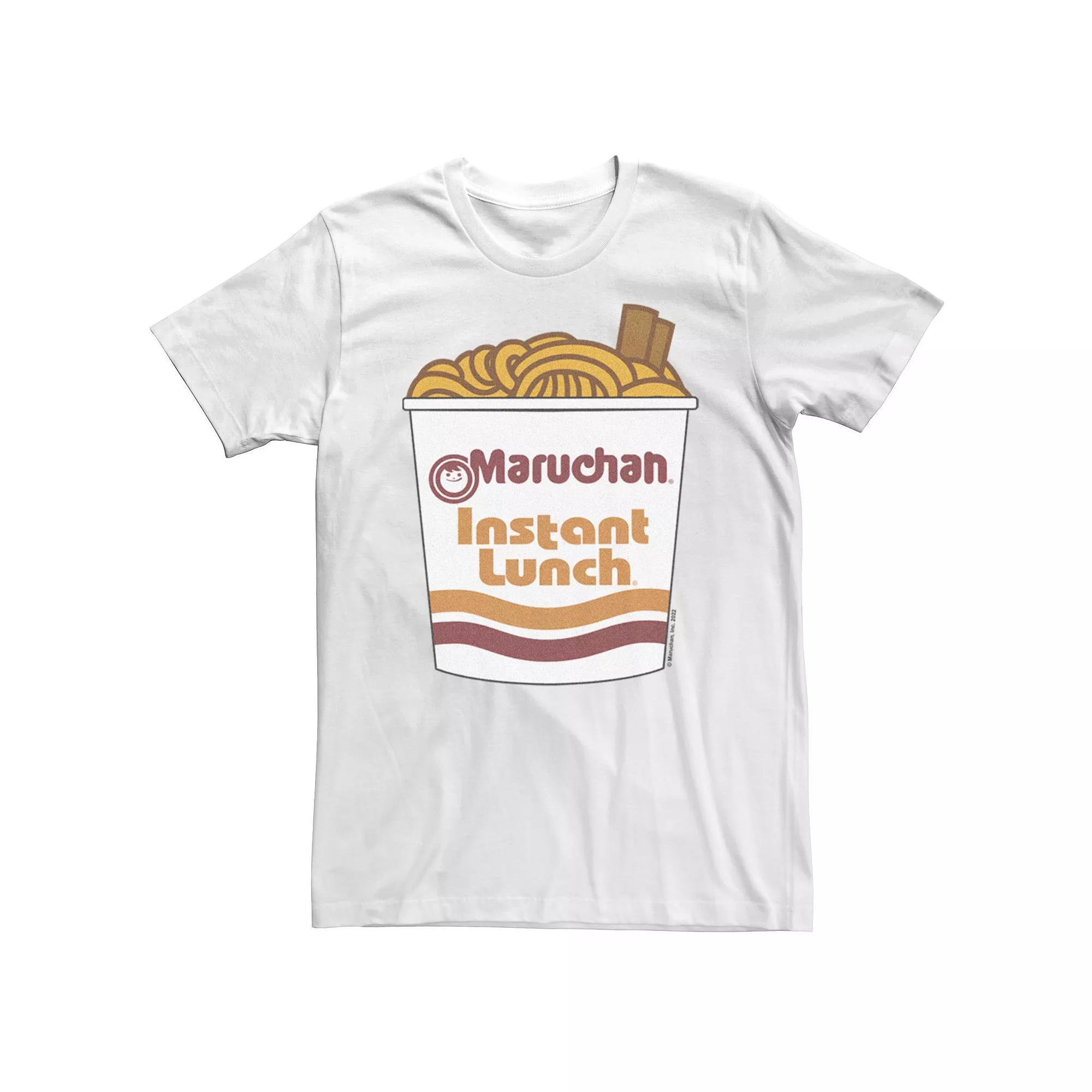 Men's Maruchan Cup Of Noodles And Chopstick Logo Tee, Size: Medium, White Product Image