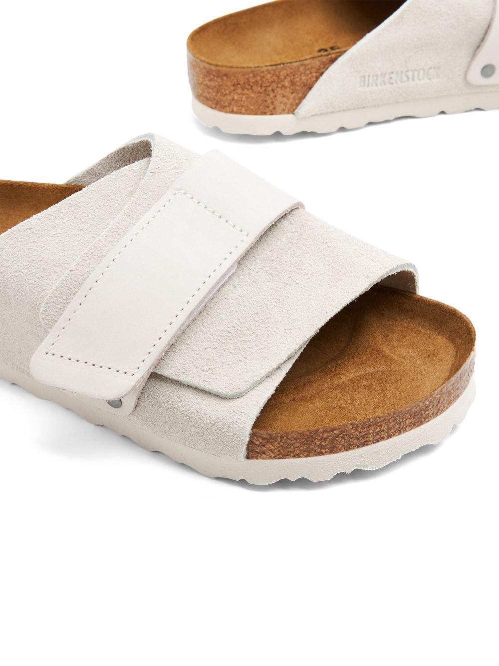 Kyoto suede touch-strap slides Product Image