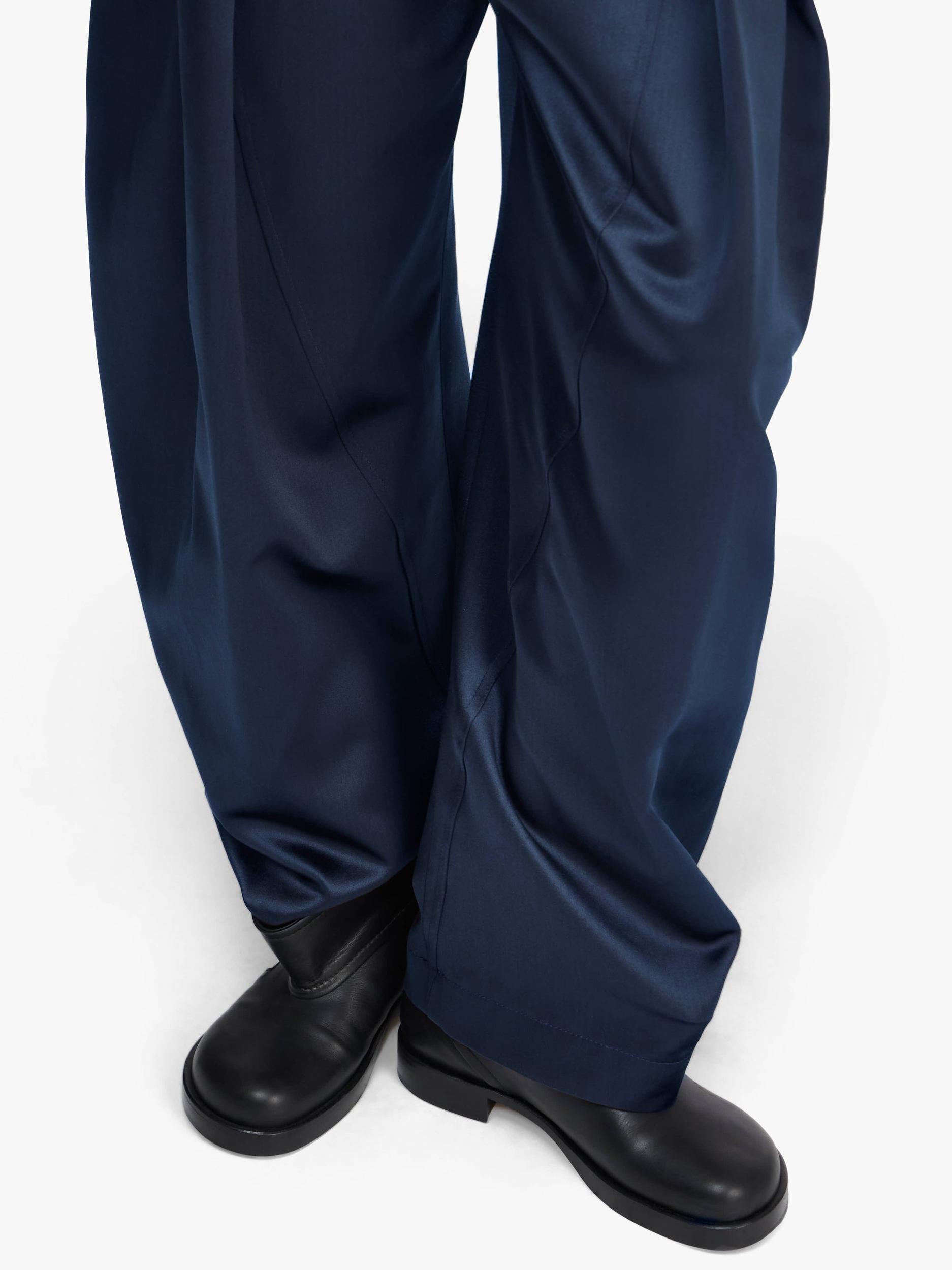 PLEATED D-RING TROUSERS Product Image