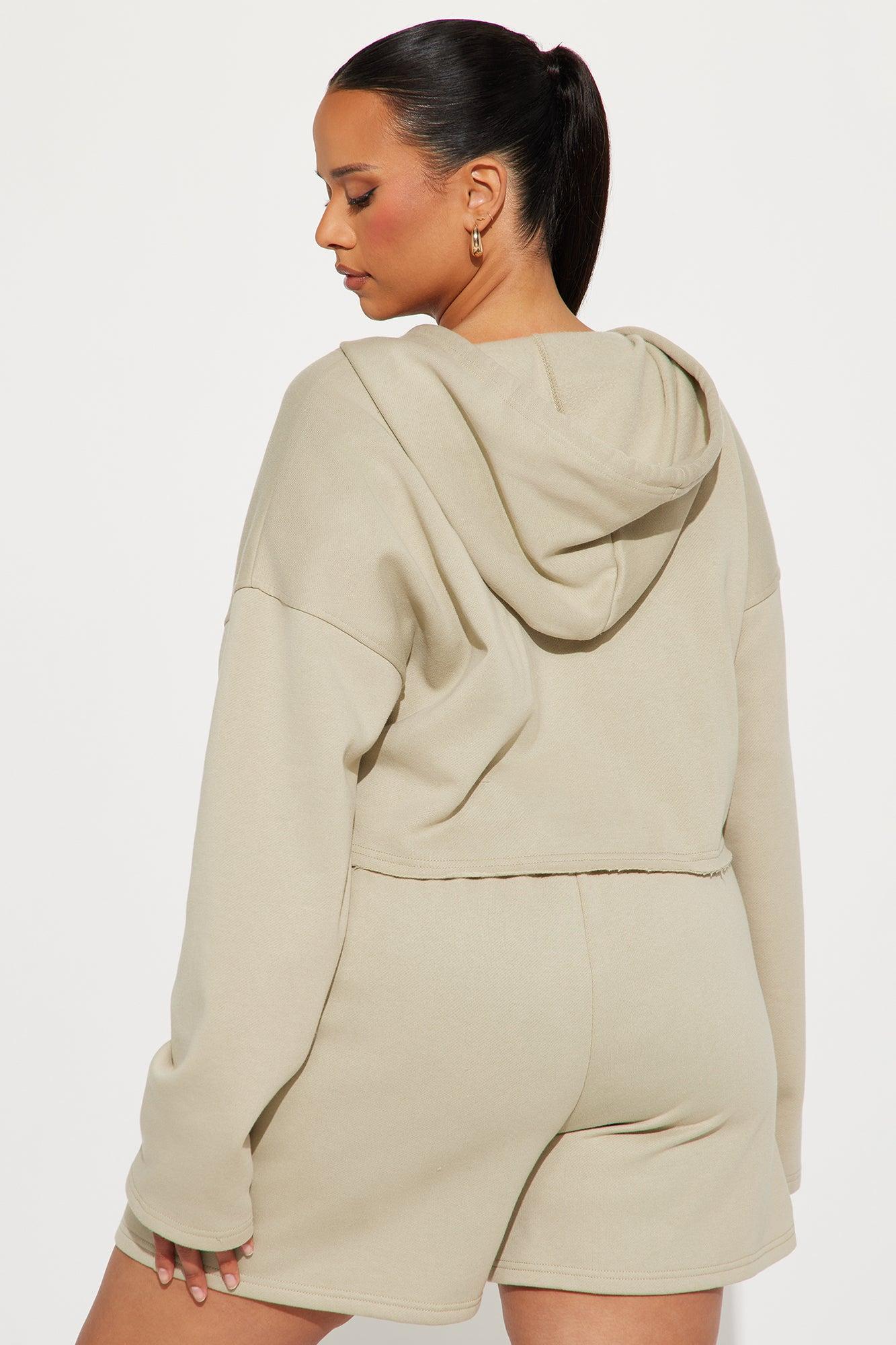 Go Minimal Fleece Short Set - Sage Product Image