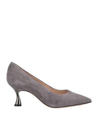 CASADEI Woman Pumps Grey Size 8 Soft Leather Product Image