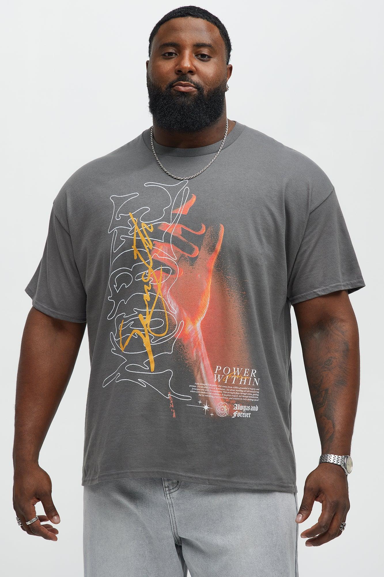 Always And Forever Power Short Sleeve Tee - Charcoal Product Image