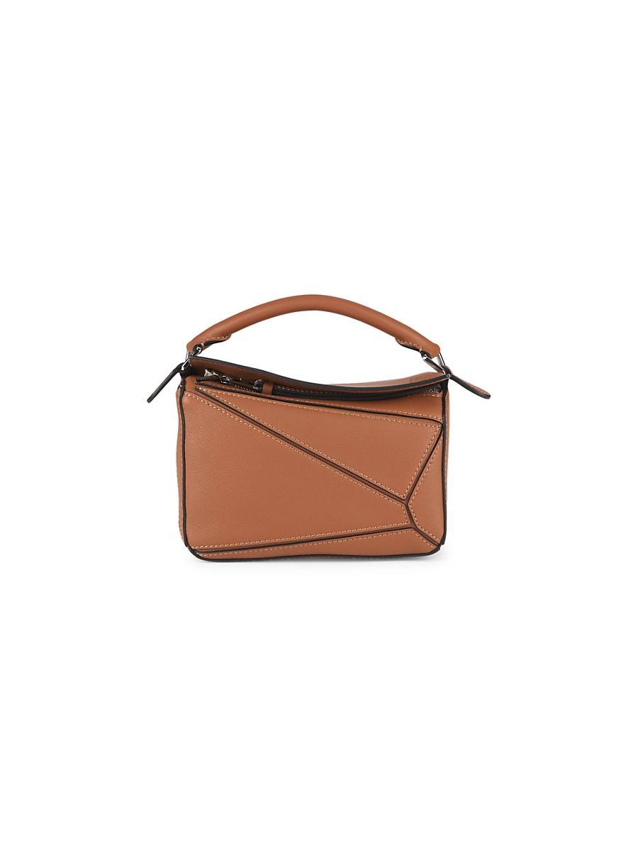 Womens Mini Puzzle Leather Bag Product Image