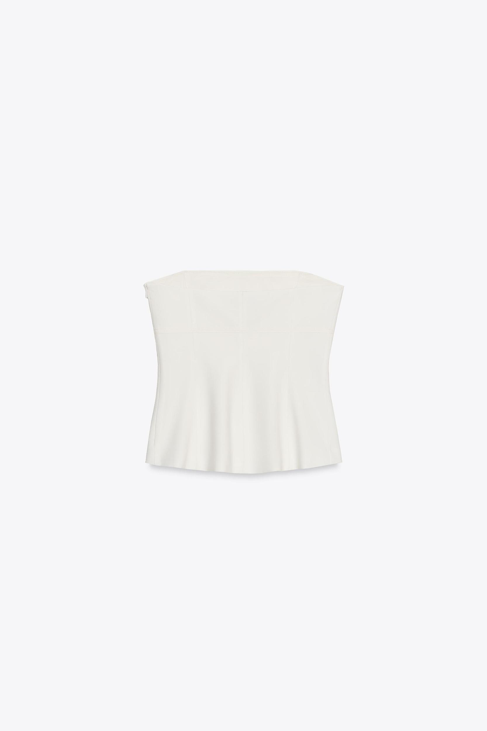 BOW STRAPLESS TOP Product Image