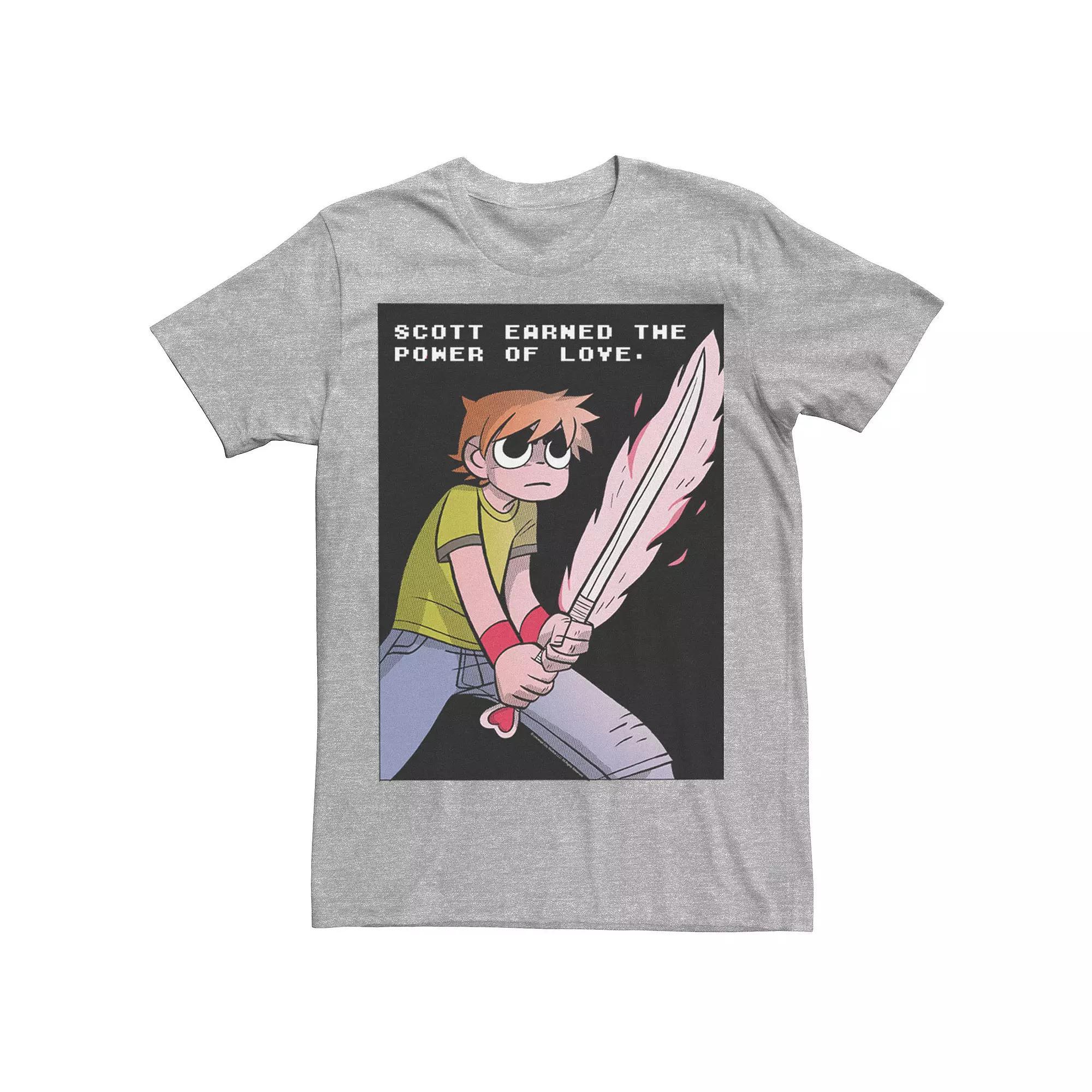 Men's Scott Pilgrim Vs. The World Earned The Power Of Love Graphic Tee,  Product Image