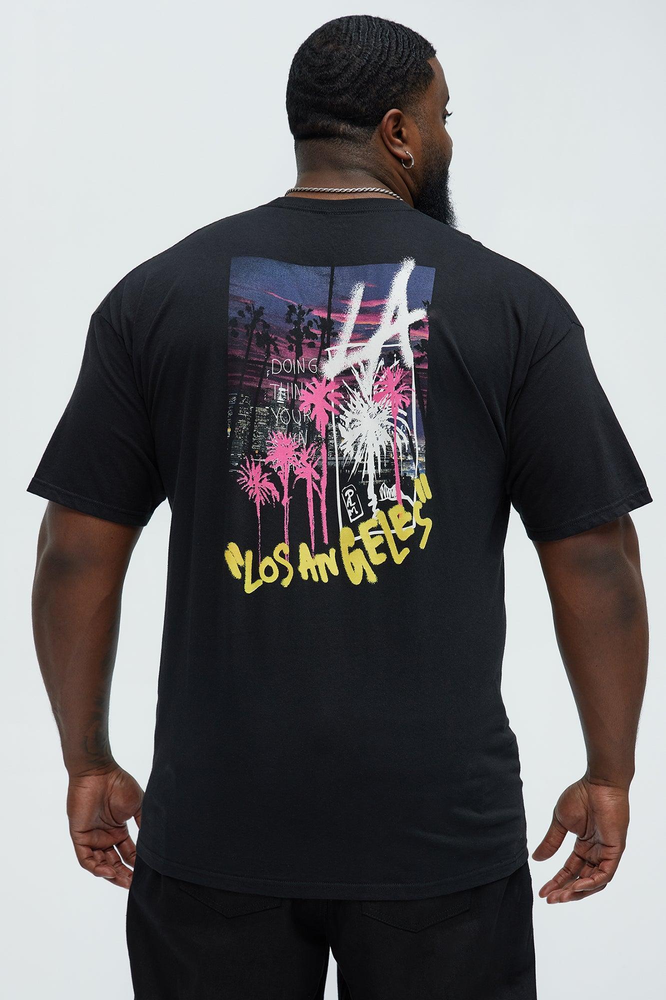 Welcome To ″LA″ Short Sleeve Tee - Black Product Image