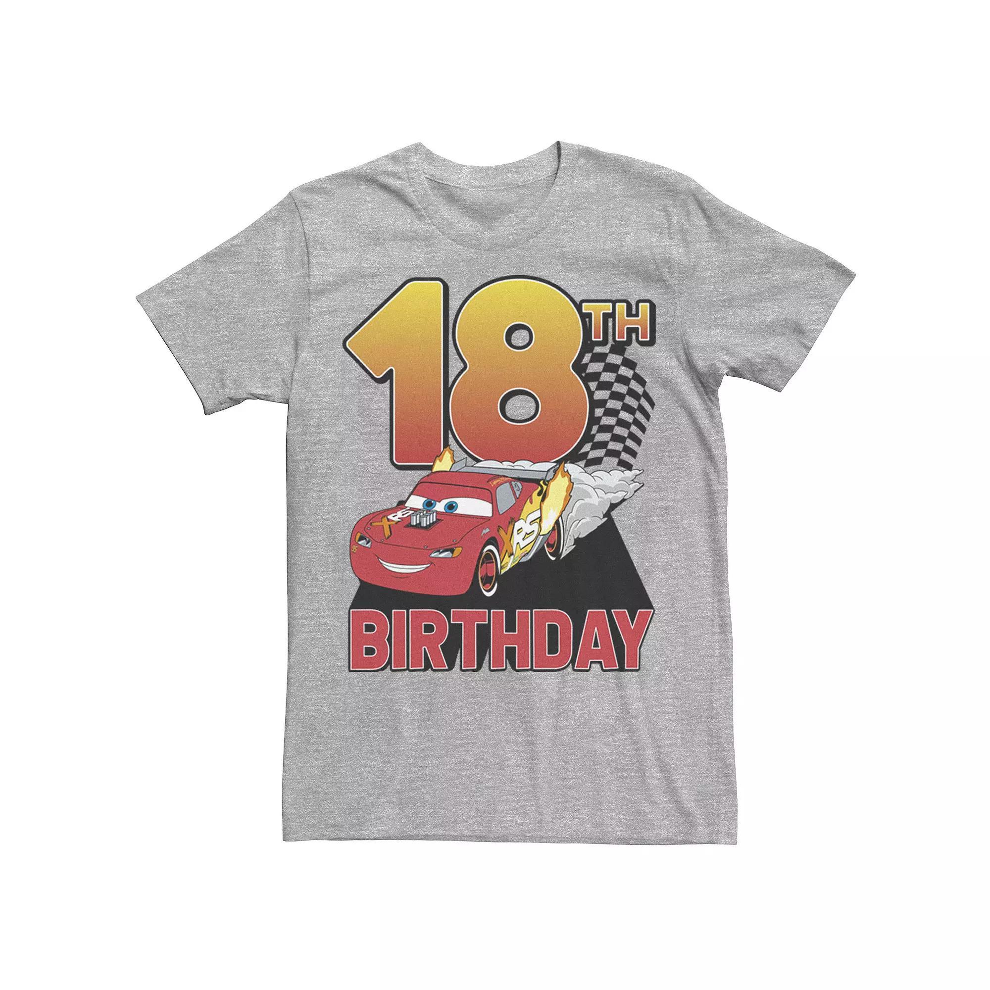 Disney / Pixar's Car Lightning McQueen Men's 18th Birthday Racer Tee,  Product Image