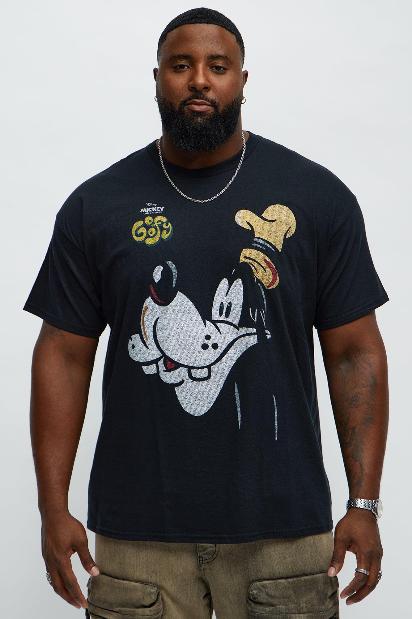 Disney Goofy Short Sleeve Tee - Black Male Product Image