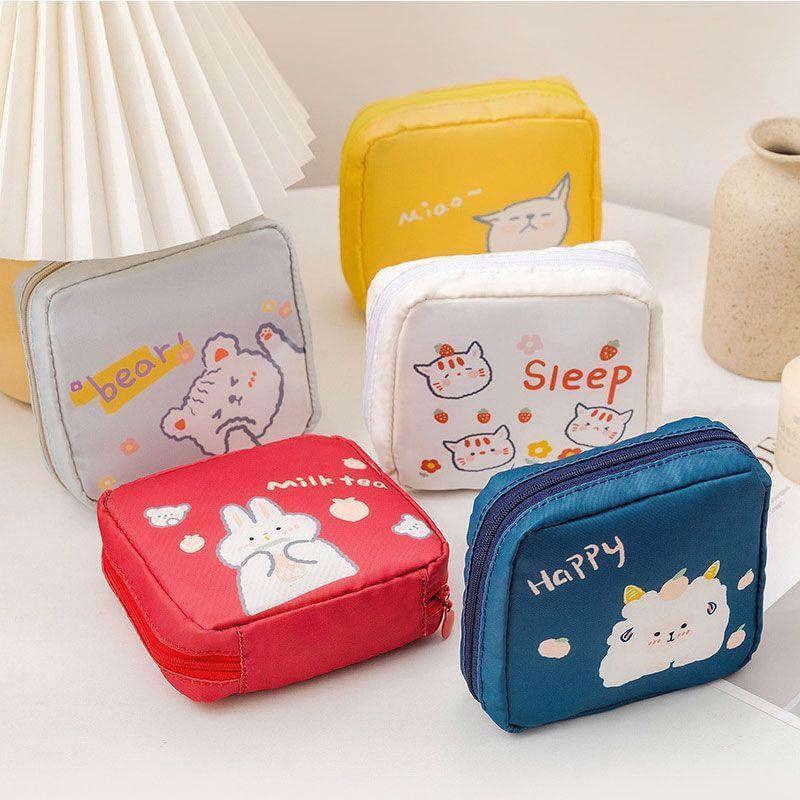 Cat Print Sanitary Pouch Product Image