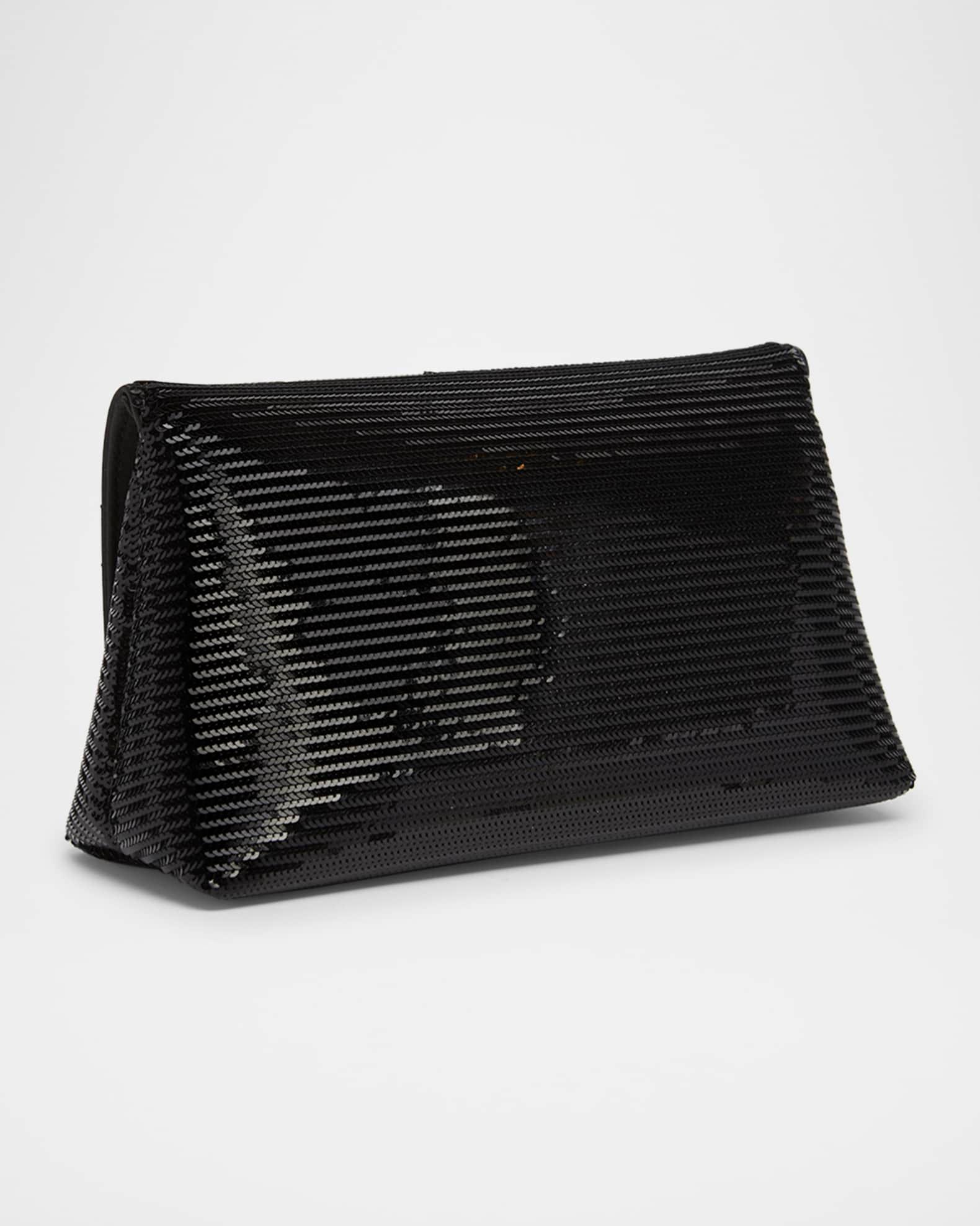 Nobile Mini Clutch Bag in Sequin-Embroidered Viscose Product Image