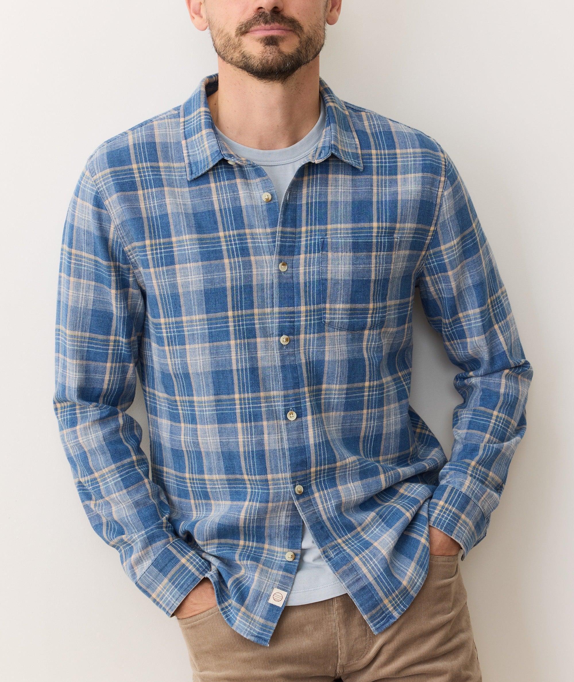 Stretch Selvage Long Sleeve Shirt Product Image