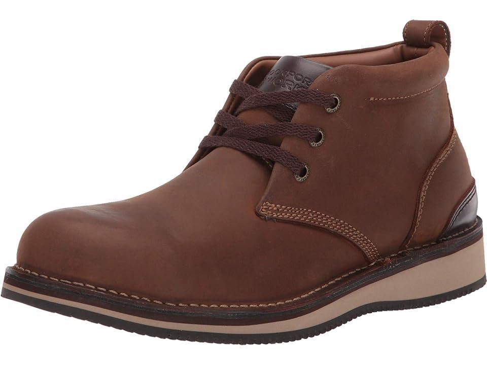 Rockport Works Prestige Point Work Steel Toe (Beeswax) Men's Shoes Product Image