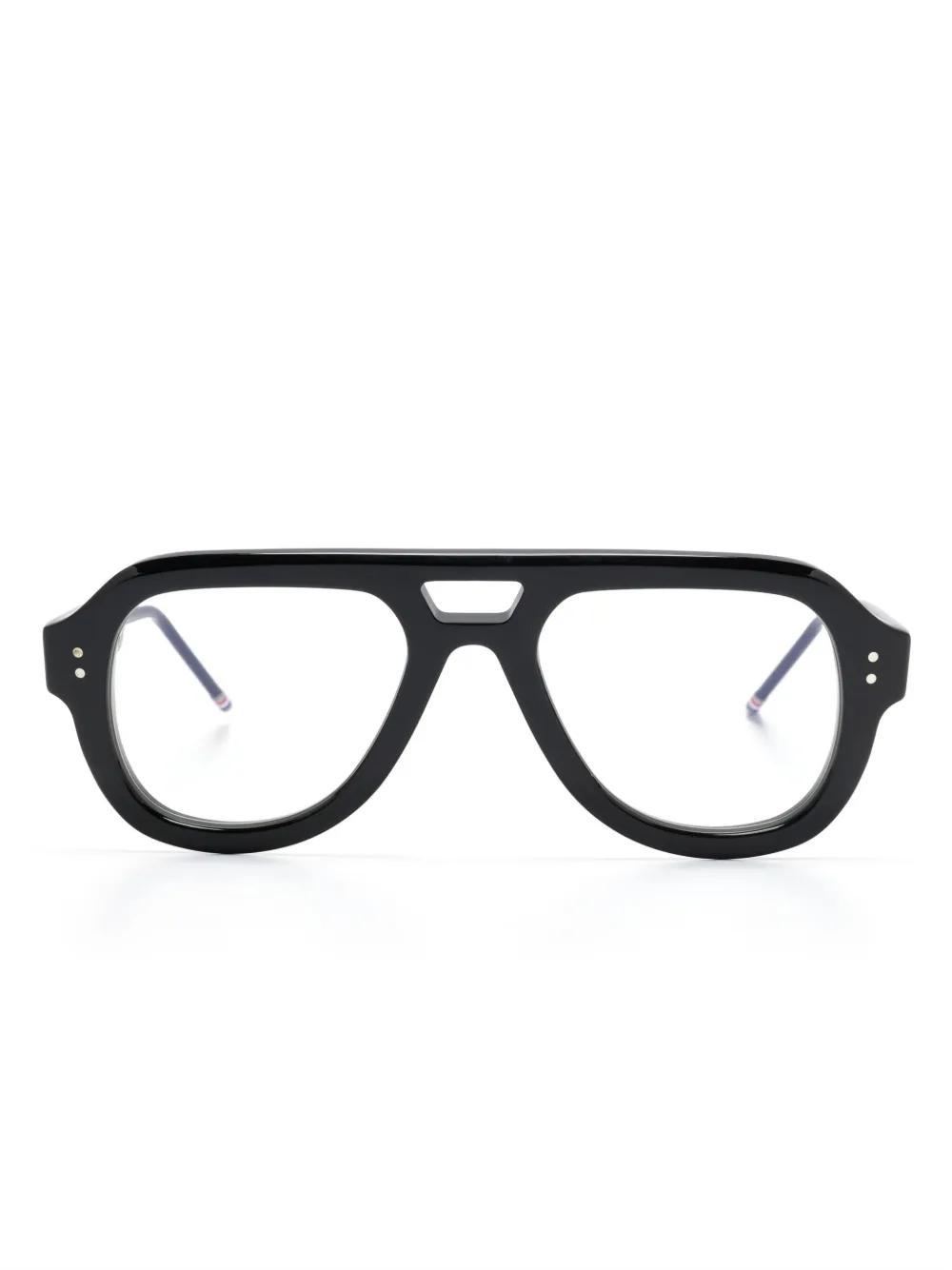 THOM BROWNE Ueo923a Glasses In Black Product Image