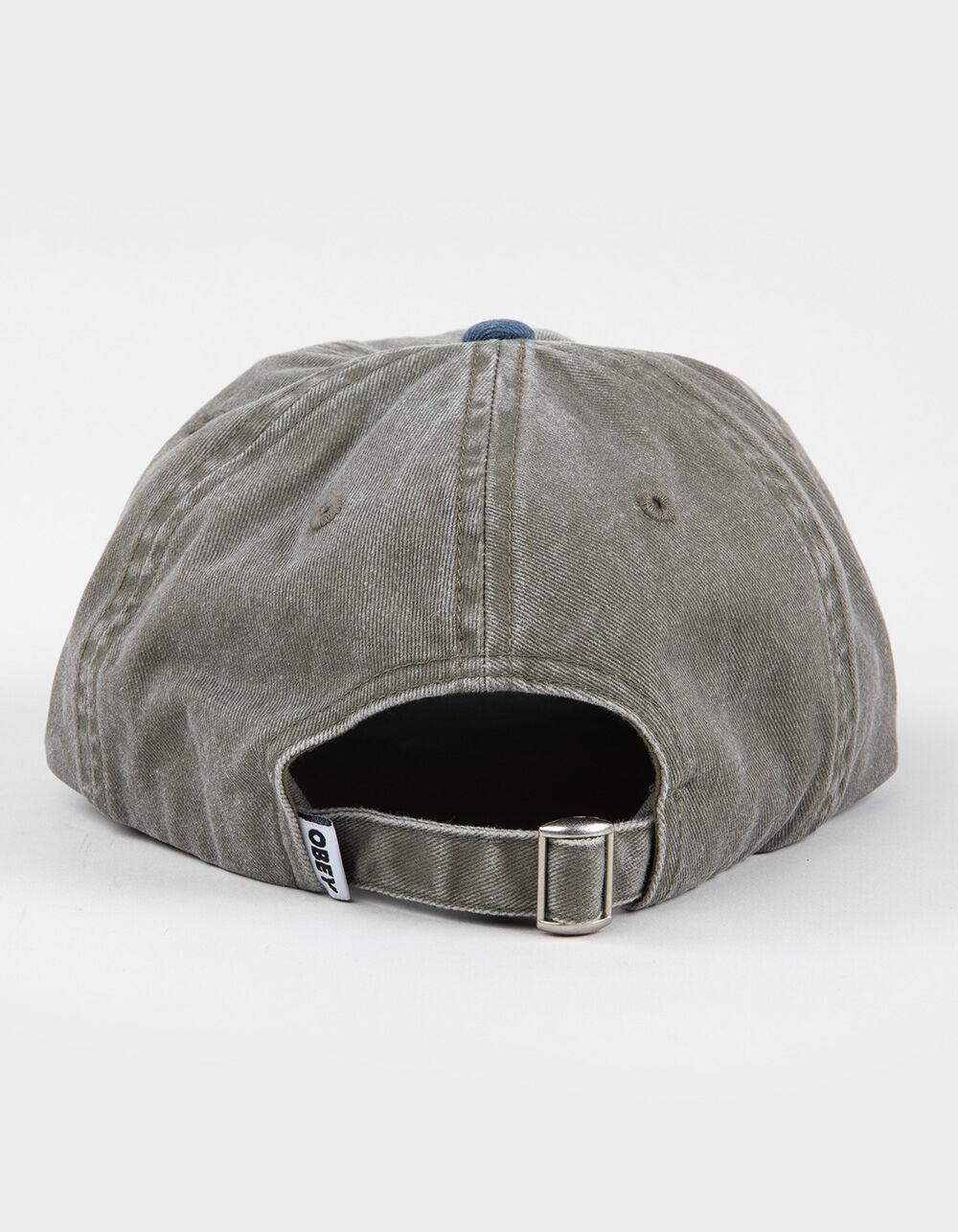 OBEY Pigment 2 Tone Lowercase Strapback Hat - GREEN COMBO Product Image