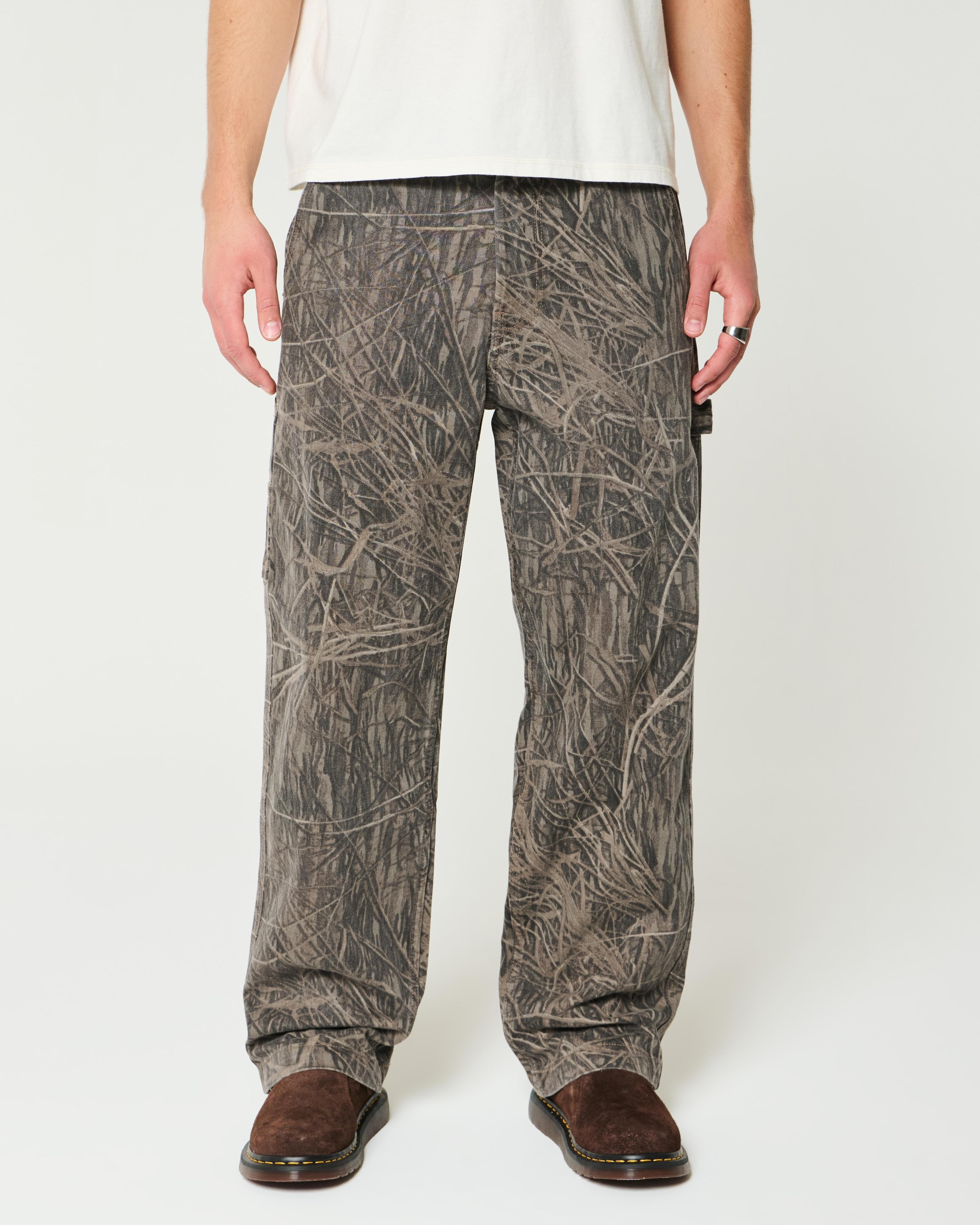 Camo Baggy Painter Jeans Product Image