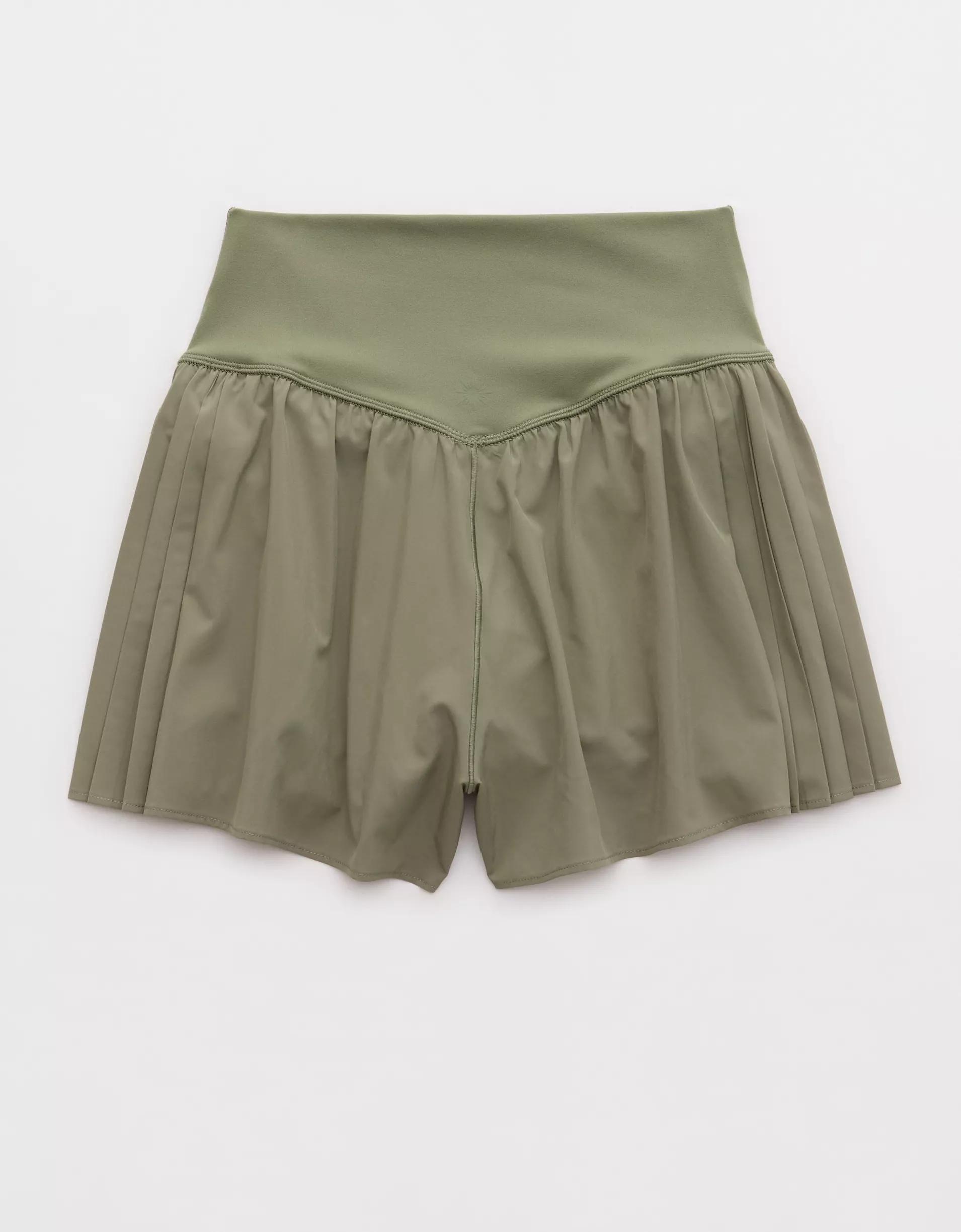 OFFLINE By Aerie Real Me Pleated Flowy Short Product Image