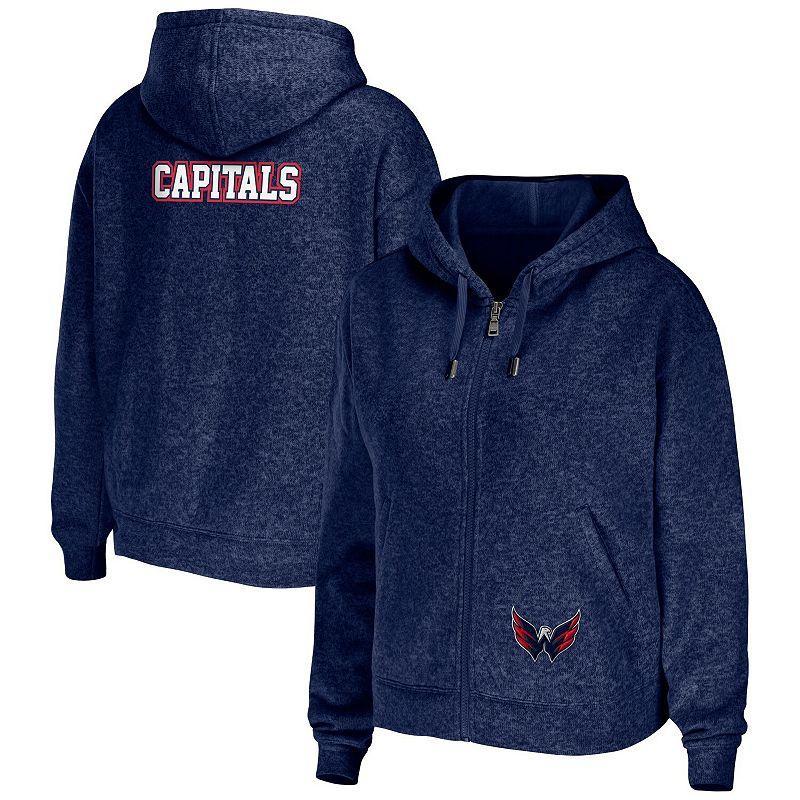 Womens WEAR by Erin Andrews Washington Capitals Full-Zip Hoodie Blue Product Image