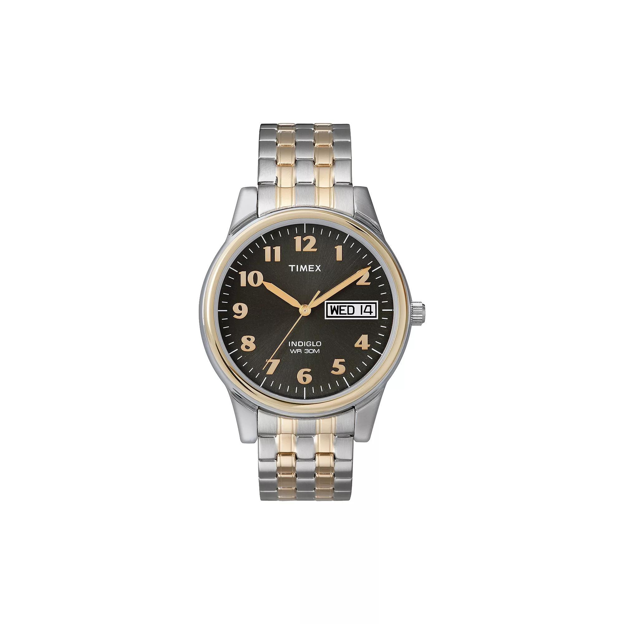 Timex® Men's Two Tone Expansion Watch - T26481, Size: Medium Product Image