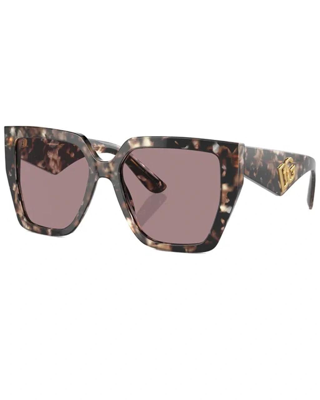 DOLCE & GABBANA Women's Dg4438 55mm Sunglasses In Brown Product Image