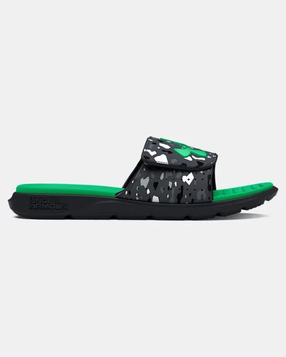 Under Armour Ignite Select Graphic Slides Mens Sandals Grey Product Image