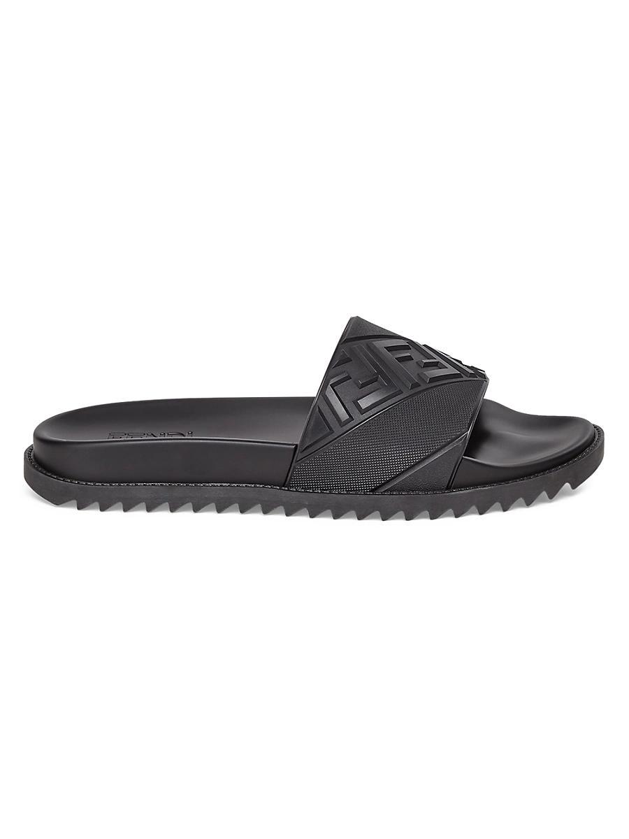 Men's FF Logo Slide Sandals Product Image