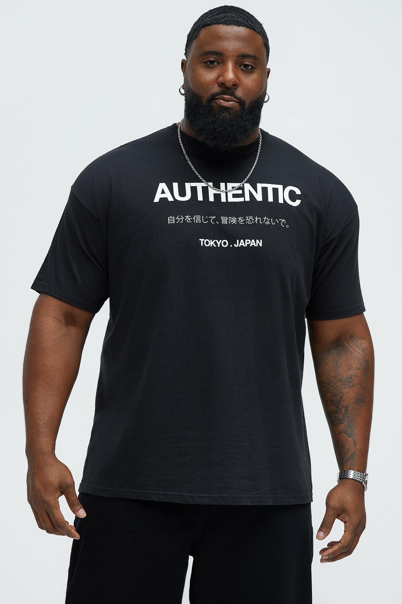 Authentic Tokyo Japan Short Sleeve Tee - Black Product Image
