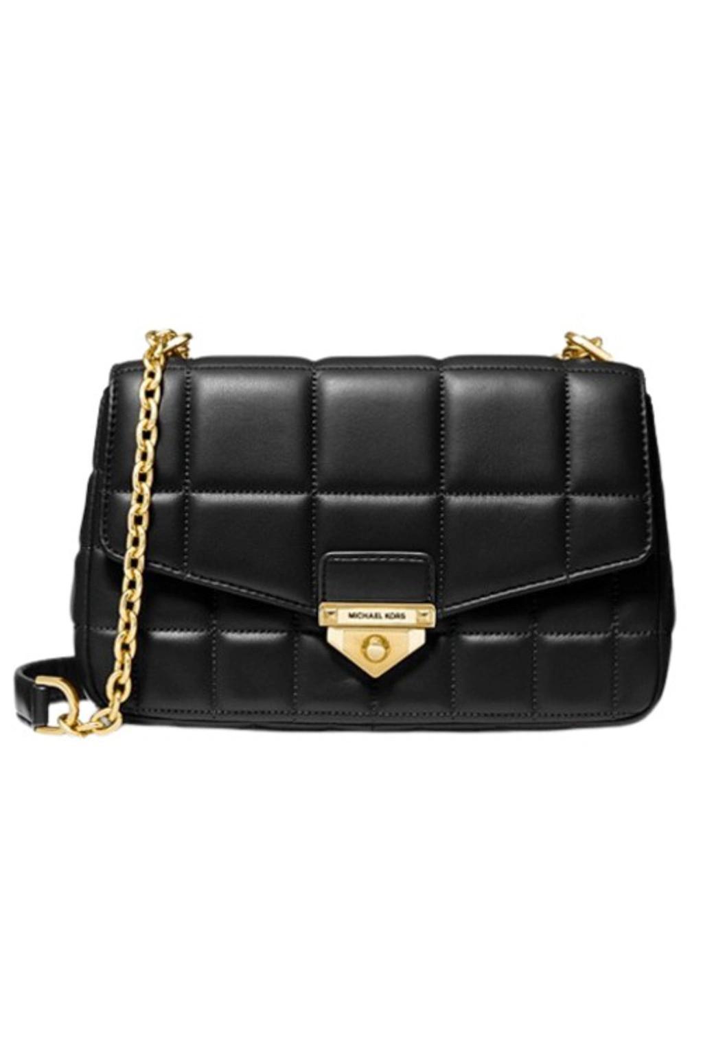 MICHAEL KORS Soho - Quilted Leather Shoulder Bag In Black Product Image