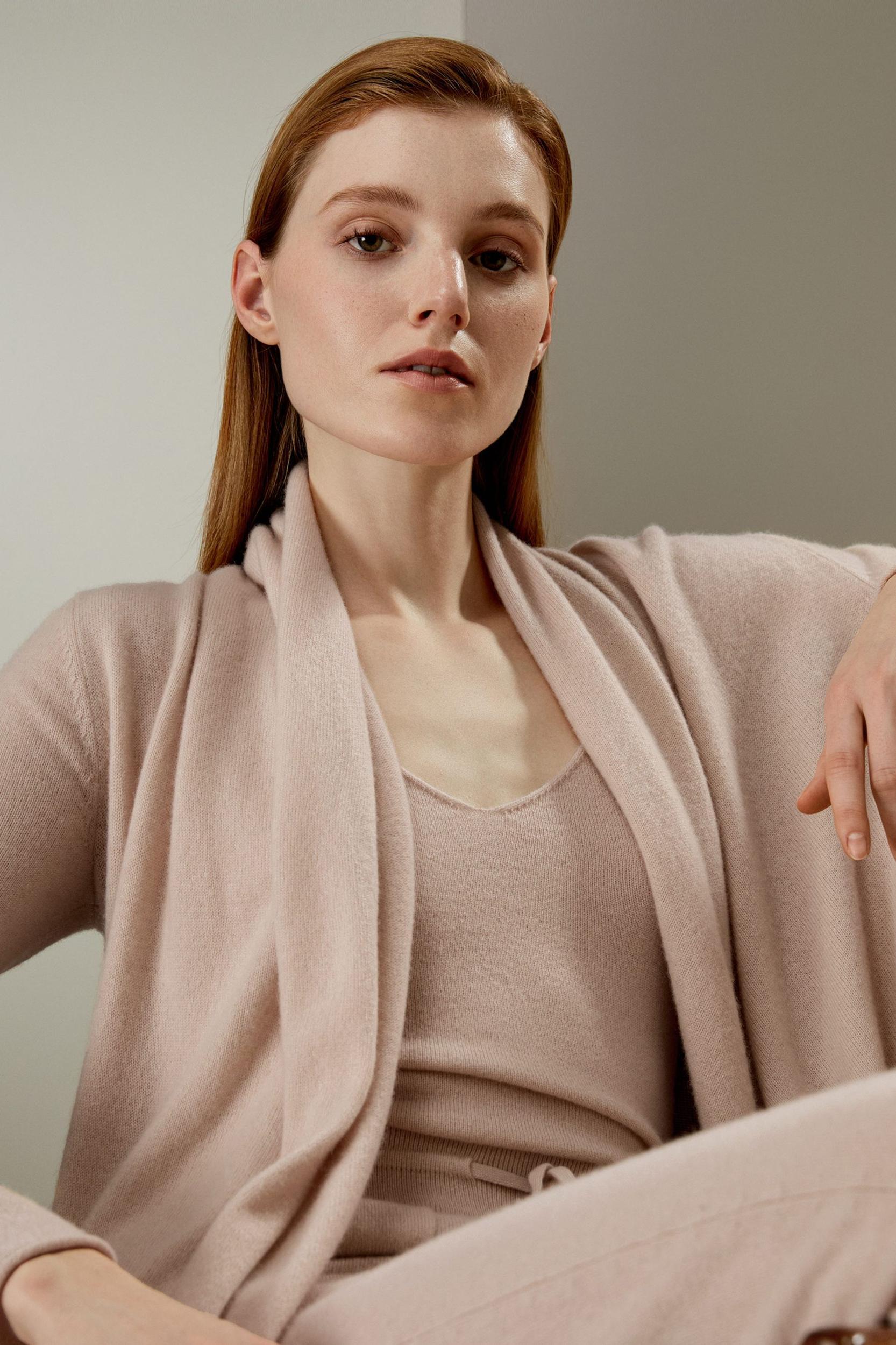 LILYSILK Cashmere Cardigan Women - Toffee Pure Cashmere - Soft Relaxed Fit Cardigan XL Product Image