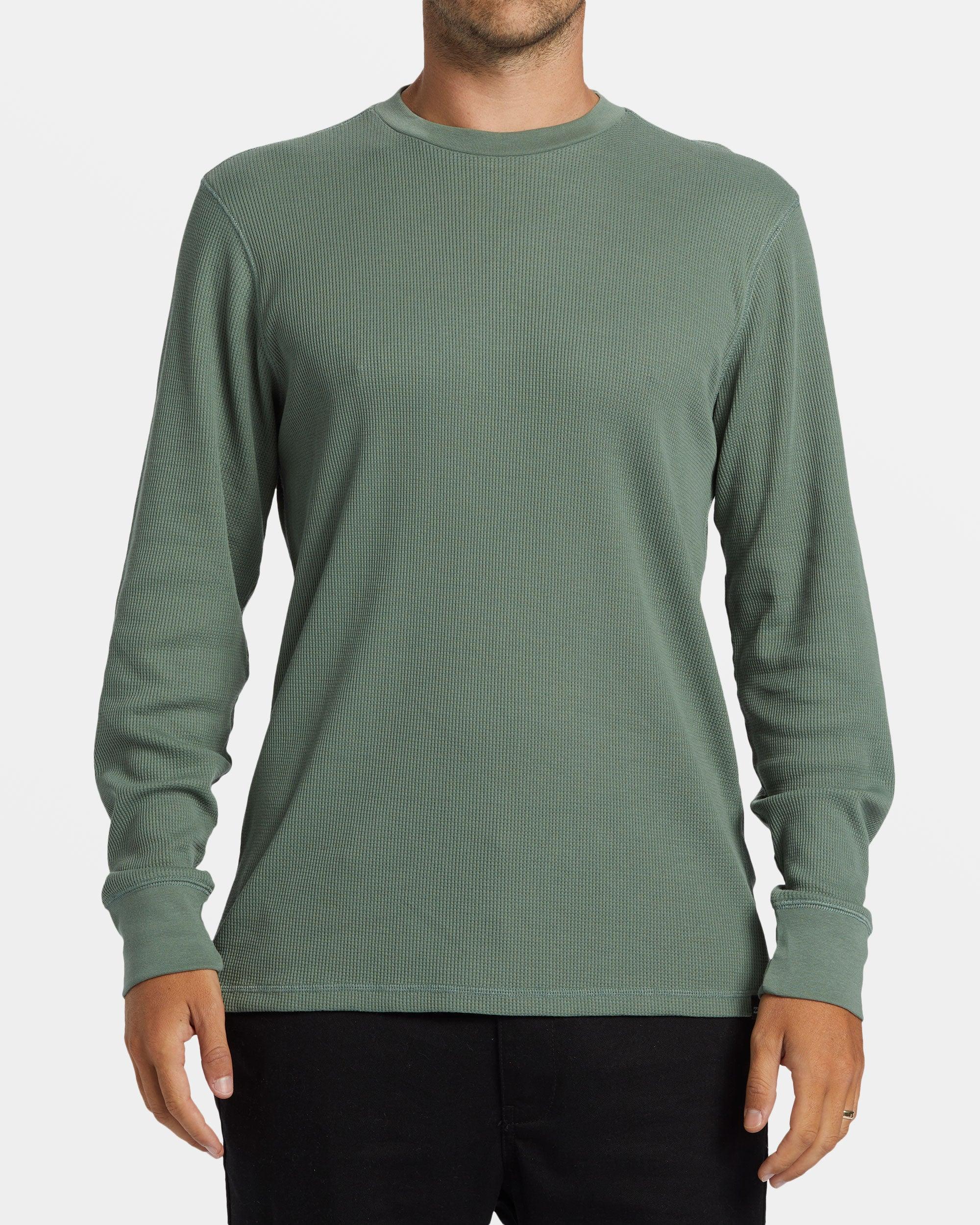 Essential Long Sleeve Thermal Top - Fern Male Product Image