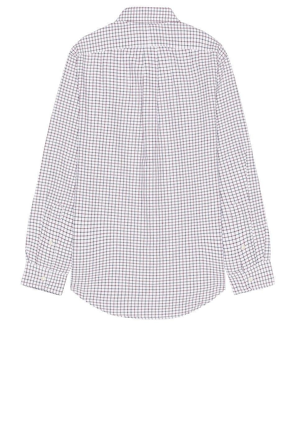 Polo Ralph Lauren Classic-Fit Mini Check Oxford Long Sleeve Woven Shirt Product Image