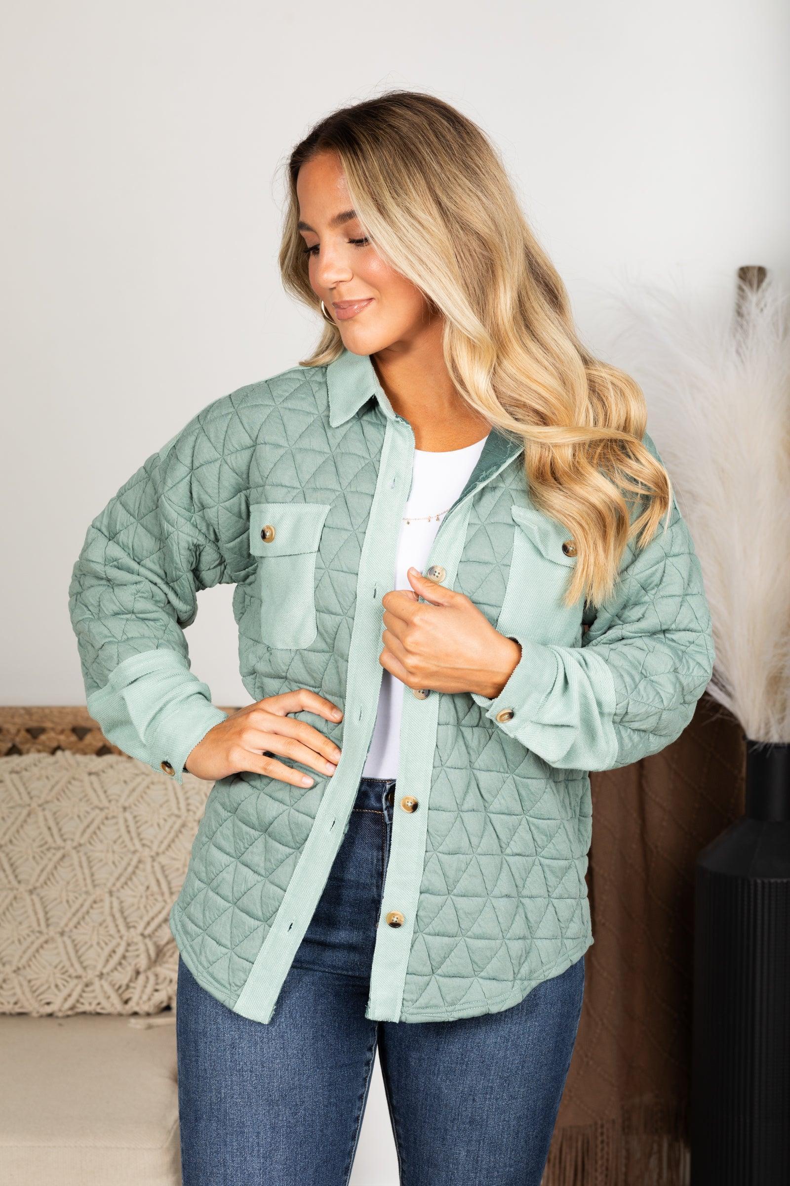Super Soft Quilted Shacket Product Image