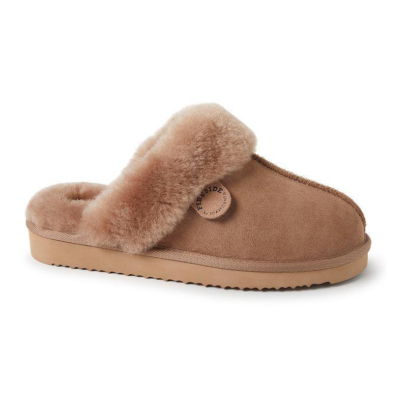 Fireside by Dearfoams Sydney Scuff Womens Slippers Product Image