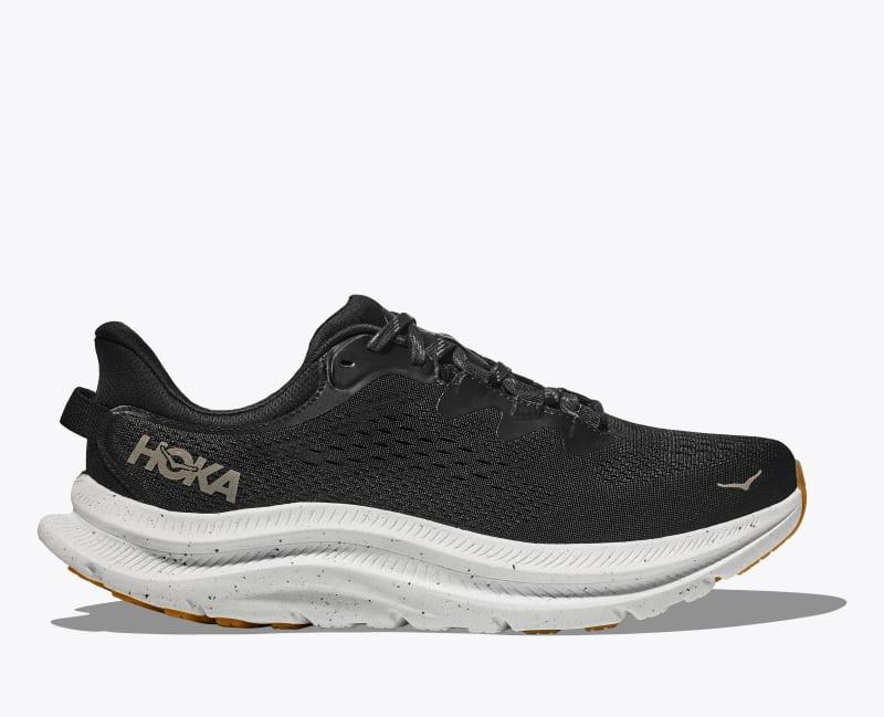 HOKA Mens Kawana 2 Shoes in Black/White, Size 8.5 Product Image