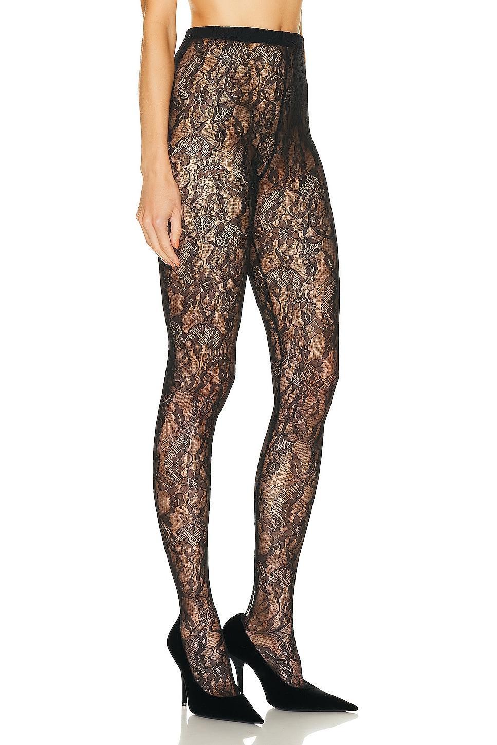 WARDROBE.NYC Lace Tights Product Image