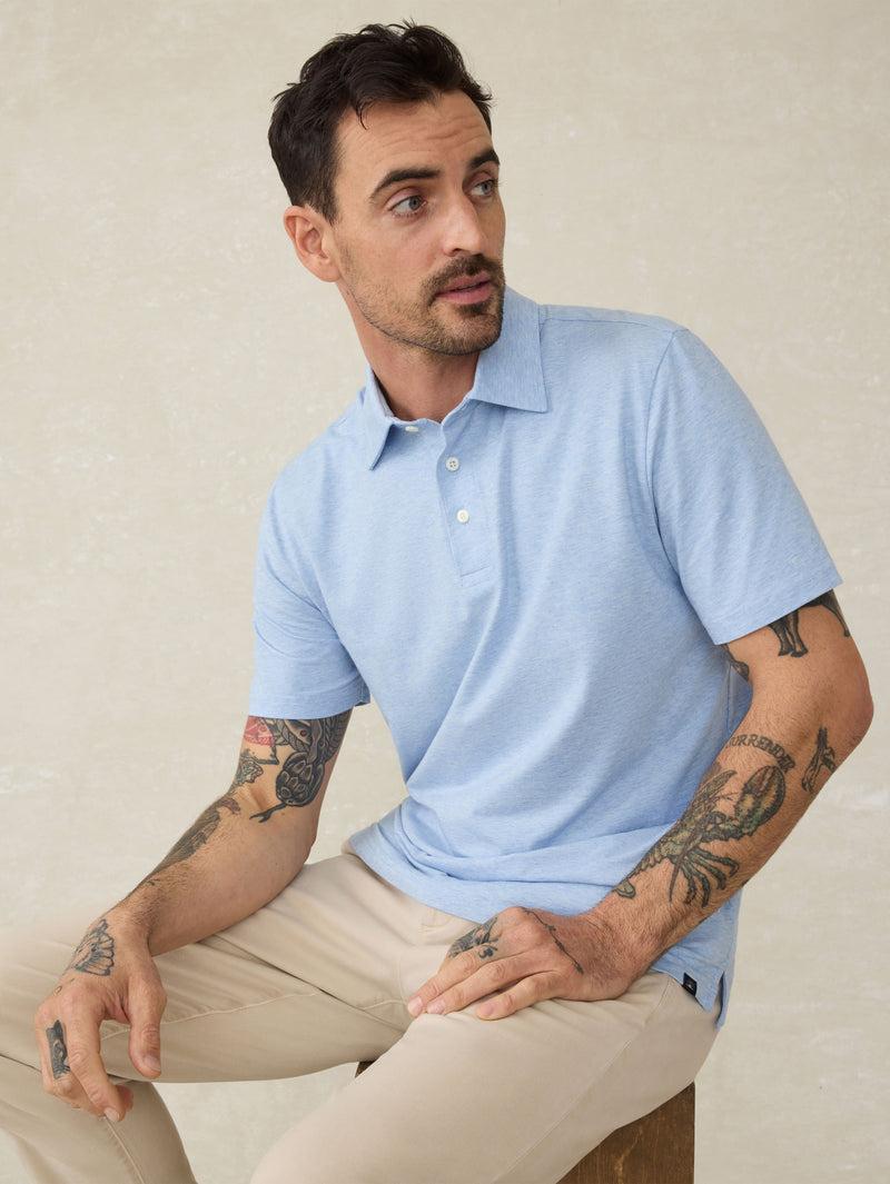 Short-Sleeve Movement™ Polo Shirt - Cardiff Blue Heather Male Product Image