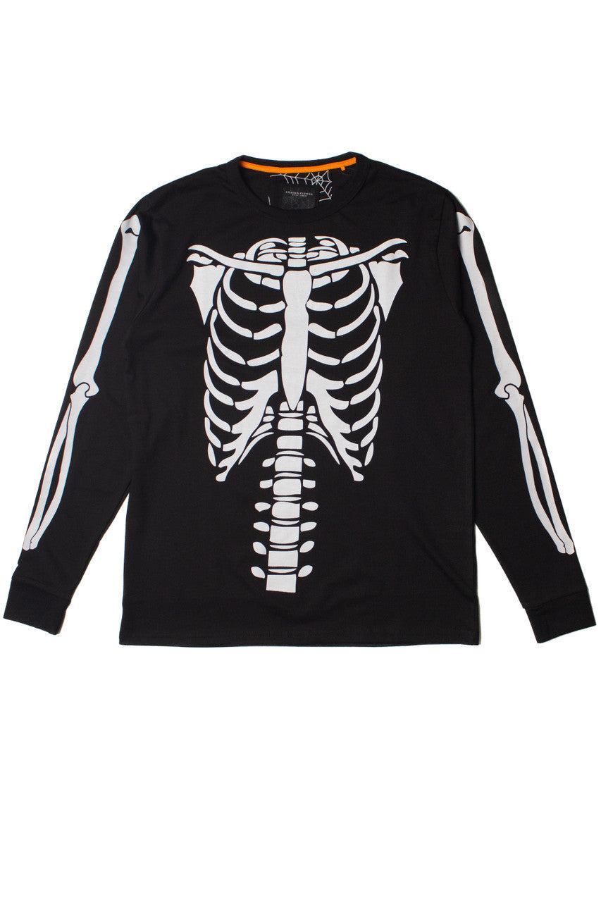 Skeleton Rib Cage Long Sleeve Tee Product Image