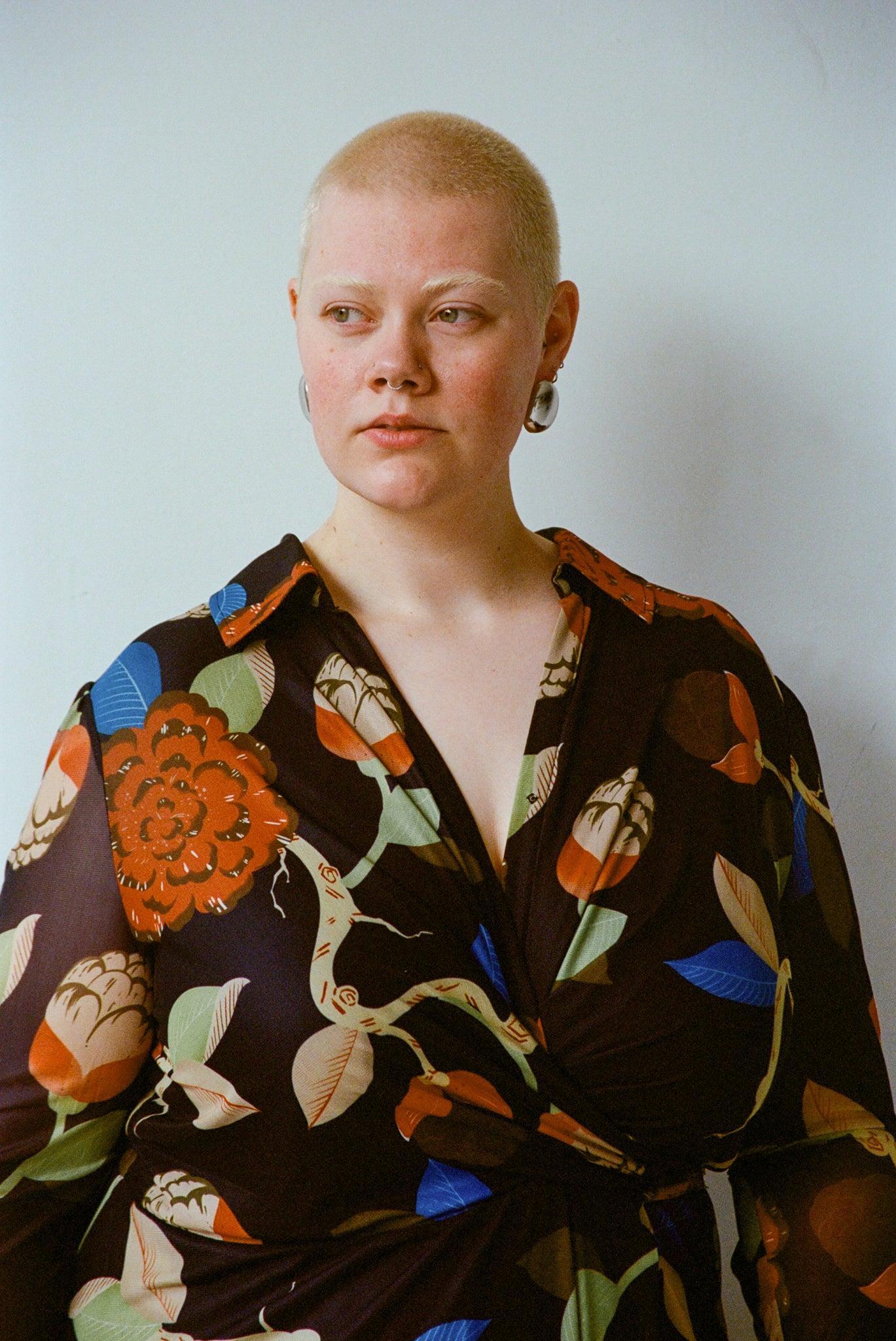 Enid Wrap Dress - Flowering Tree Product Image